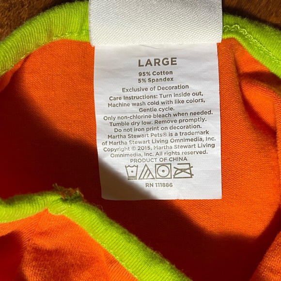 Martha Stewart Pets Bundle of 3 Halloween Outfits for Dogs Size Large - Picture 6 of 8